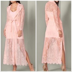 NWT VENUS lace detail coat dress